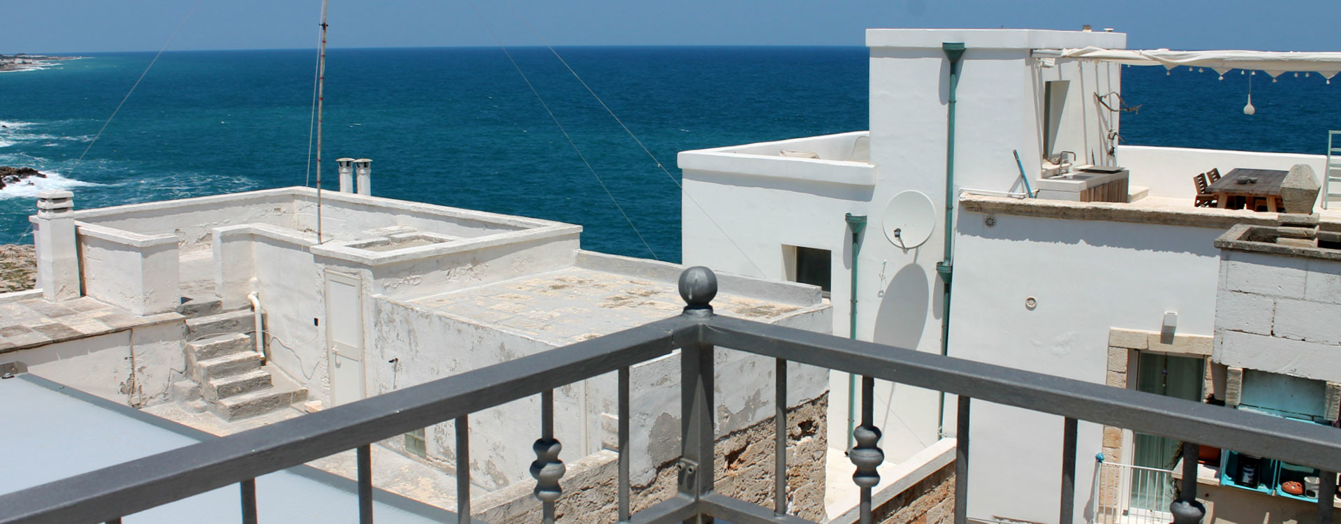 Il terrazzo panoramico del B&B Poesia di Mare